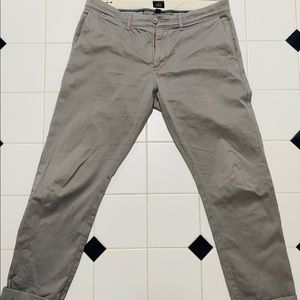 Jcrew Stretch Chino Trousers Men’s Size 33/30 Gray